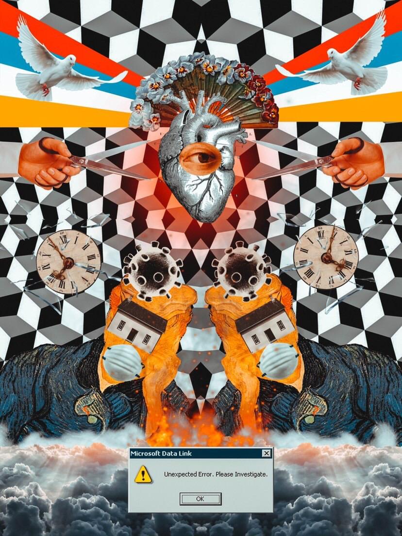 fundacionorb's tweet photo. 📷🎵 METAMORFOSIS 🧡🎨
Tenía rato queriendo reflejar en una obra, la odisea por la que he pasado durante estos tiempos ⌛. Esta pandemia nos cambió la vida a todos sin que lo viéramos venir(...)
 
Artista: Markollage ✂️

Te invitamos a leer el texto completo en Facebook 💻. https://t.co/g9wsvj1v54