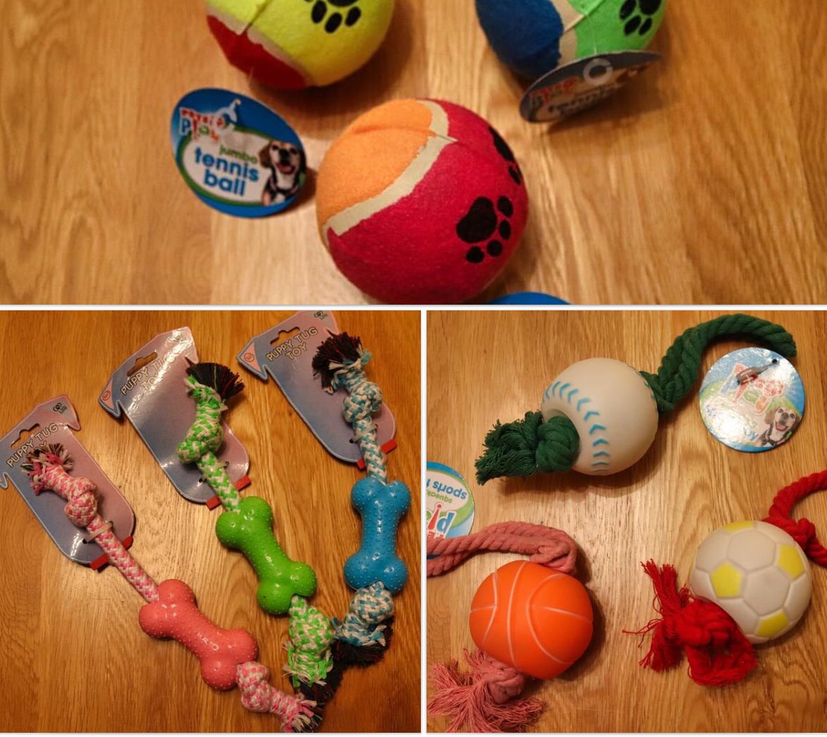PawzitiveP's tweet photo. Puppy/dog toys for sale, only £1.80 each or £5.00 for three.  Pls contact me ASAP as stock is moving fast. https://t.co/ZTPyzd7yxt