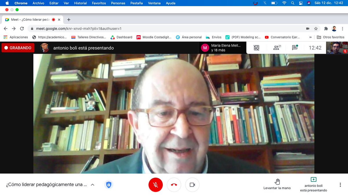 Hoy los estudiantes del Magíster en Gestión Escolar compartiendo conversatorio con el gran Maestro Antonio Bolívar <a href="/EducacionUCT/">Fac. Edu. UC Temuco</a> <a href="/LiderApre_UCT/">Programa de Liderazgo para el Aprendizaje UCT</a>