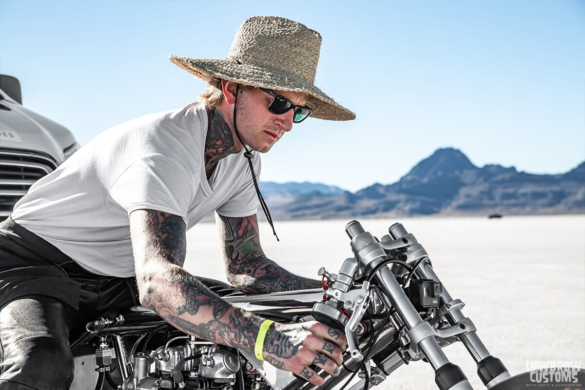 LowbrowCustoms's tweet photo. Swing on over to our blog and check out Tyler's redemption story on the salt from 2019's wreck to 2020's record setting year. https://t.co/8HG84r4rhY #bonneville #landspeedracing #scta #lowbrowcustoms #teamlowbrow #recordset #recordholder https://t.co/5GfjwIdQYF