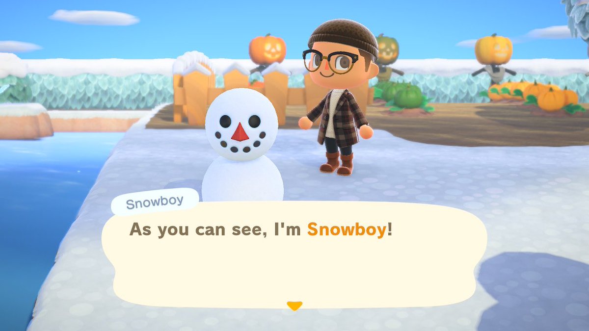 BKResRep's tweet image. A visit from a new friend on Baia Key! I agree, Snowboy, you are perfect!! 🥺 #ACNH #DHvofBK
