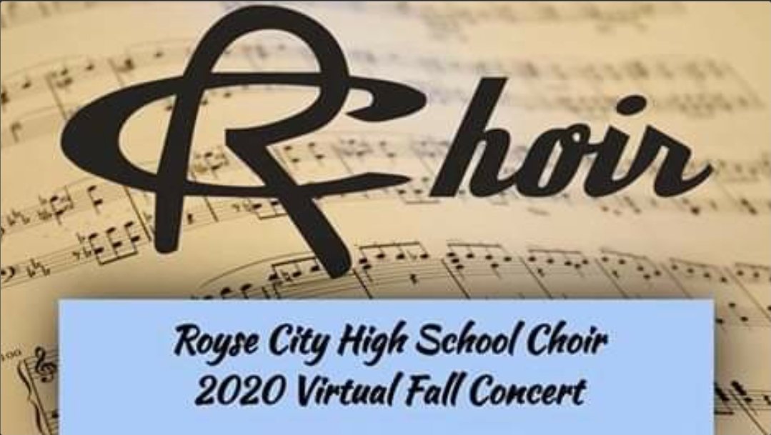 Today at 2 PM on the RCISD Fine Arts Facebook page. Join us for the premiere to see and hear your students, friends, and family members in the RCHS Choir perform.