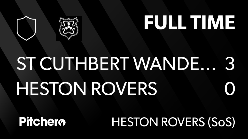 hestonroversfc's tweet photo. FULL TIME: St Cuthbert Wanderers 3 - 0 Heston Rovers
#STCHES #Pitchero
https://t.co/Of0nCqNjGL https://t.co/SEpJhtqwKG