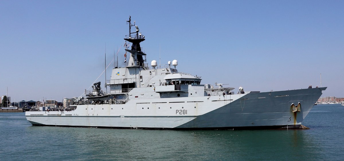 HMS Tyne a Batch 1 OPV. Part of the Royal Navy Offshore Division. https://www.marinetraffic.com/en/ais/details/ships/shipid:185974/mmsi:234605000/imo:9261322/vessel:TYNE