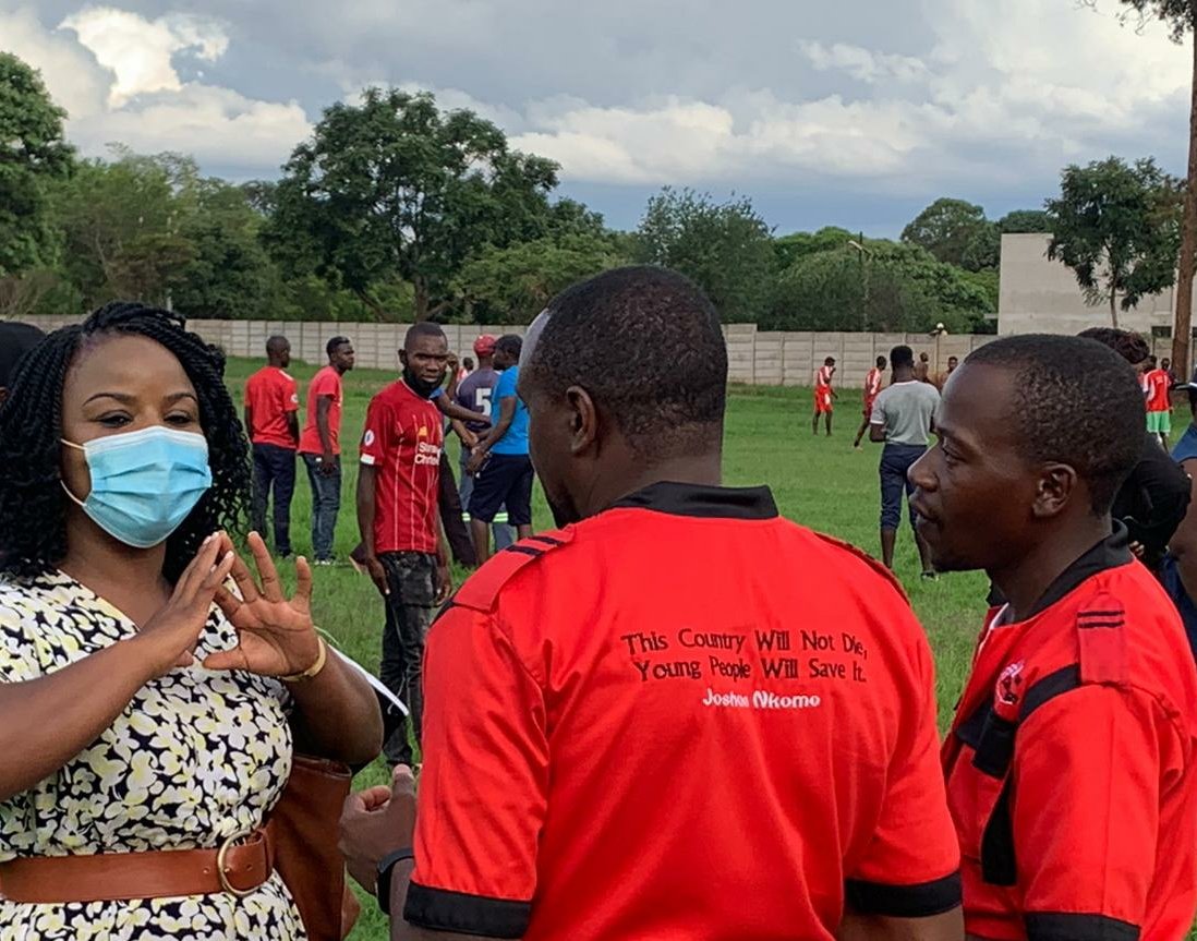 advocatemahere's tweet photo. Spent the afternoon in Harare East at the constituency launch of the #OneMillion campaign! I love spending time with young people who are energised and fired up to win Zimbabwe for change! Zimbabwe will not die, the young will save it! @nelsonchamisa https://t.co/IWKTv1Lf1v