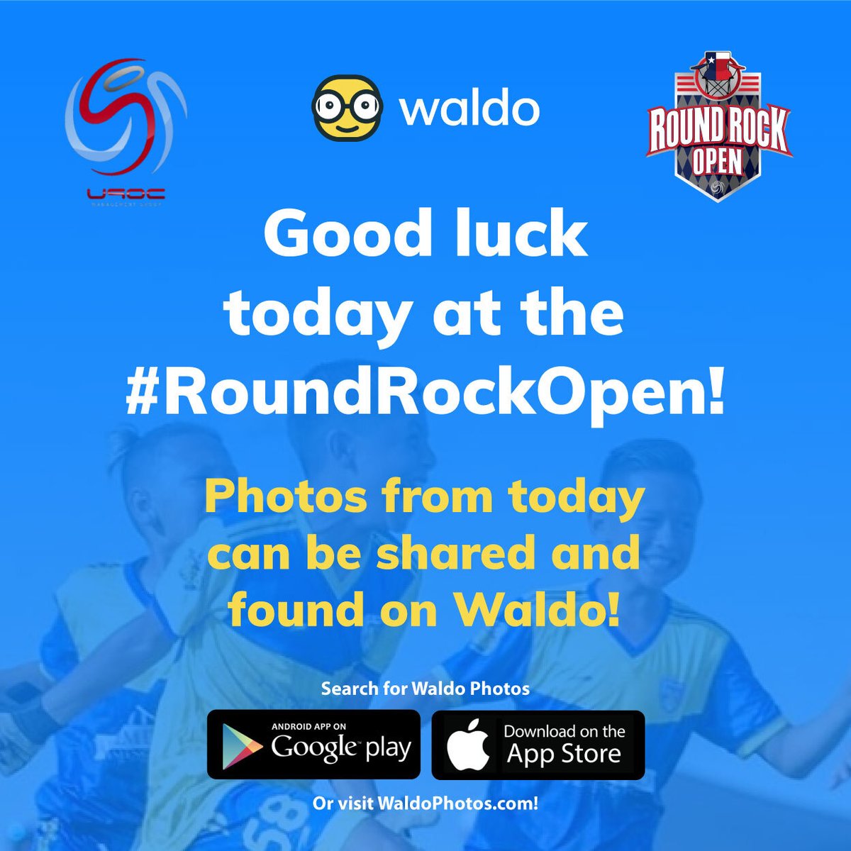waldophotos's tweet photo. To those playing today in the Round Rock Open - best of luck! Share and receive all your photos from this weekendβs tournament through the Waldo App π https://t.co/UbKofQDsYd
#roundrockopen #playu90c #sports #sportingevent #tounament #sportphotography #playball @U90CSports https://t.co/RI38XU03tv