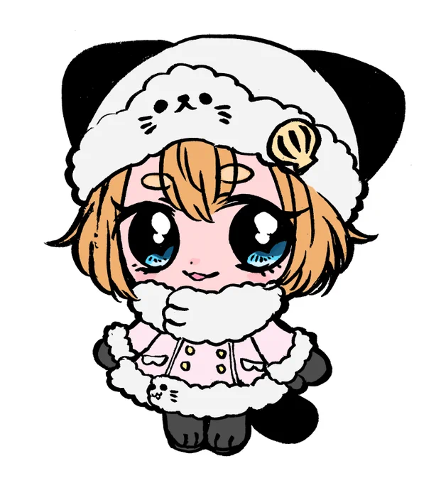 リア友がファンアートを描いてくれました
なぜ・・・・・・? 
