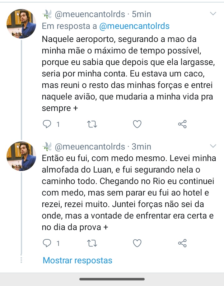 meuencantolrds's tweet image. #MinhaHistoria @universoluan_