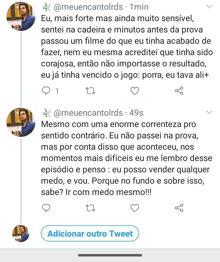 meuencantolrds's tweet image. #MinhaHistoria @universoluan_