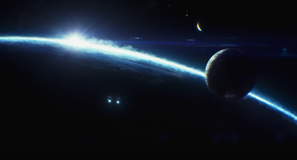 14/ Another thing is this planet is most definitely NOT Earth. How can you tell? Well uhh, last I checked Earth doesn't have multiple moons lol! But we know this is certainly a place Reapers visited, as clearly evidenced by their carcasses.