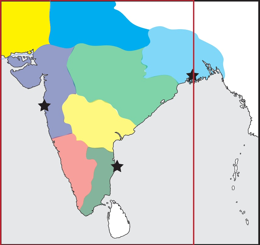 Then, I'll put on a clipping mask for the ocean that will make the map look considerably more finished. This is good for my mental health as I'm already a few hours into the project and needing a little pick-me-up.