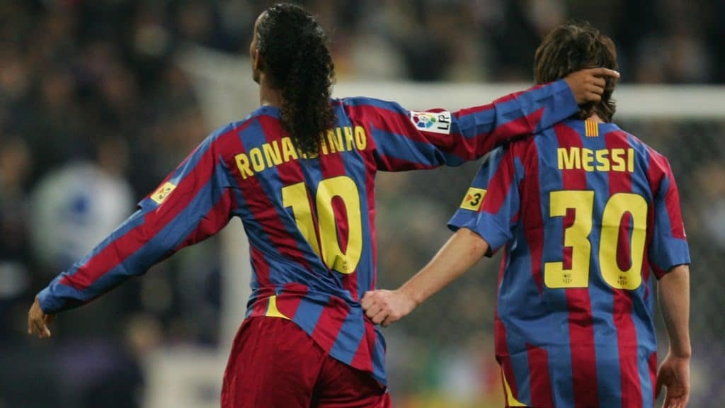 18- Messi’s first senior goal was assisted by Ronaldinho.19- On his 18th birthday, Messi signed his first contract as a senior team player. He had a buy-out clause of €150 million and the contract extended until 2010.