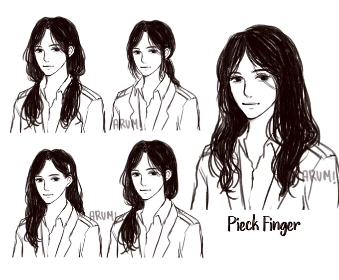 Pieck hairstyles  #ピークフィンガ #ピーク #pieckfinger #Pieck #AttackOnTitan #進撃の巨人 