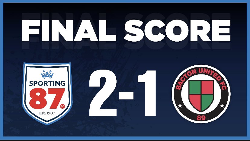 Another week, another win. The first team pick up all 3 points in a tough game against <a href="/BactonUnited89/">Bacton United '89</a>. We move back into 2nd place, 2 points behind the leaders 💪🏼

⚽️ - <a href="/JamesCadby/">Cádby</a> 
⚽️ - <a href="/smarsden86/">Sam Marsden</a>