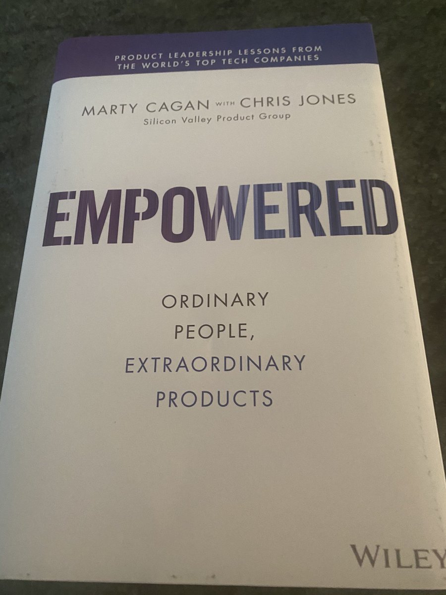 Tomorrow is my birthday. I just opened the book I’ve been patiently waiting for - thanks @cagan for the good timing, pretty great present for a product leader #empowered #productmanagement #productleader