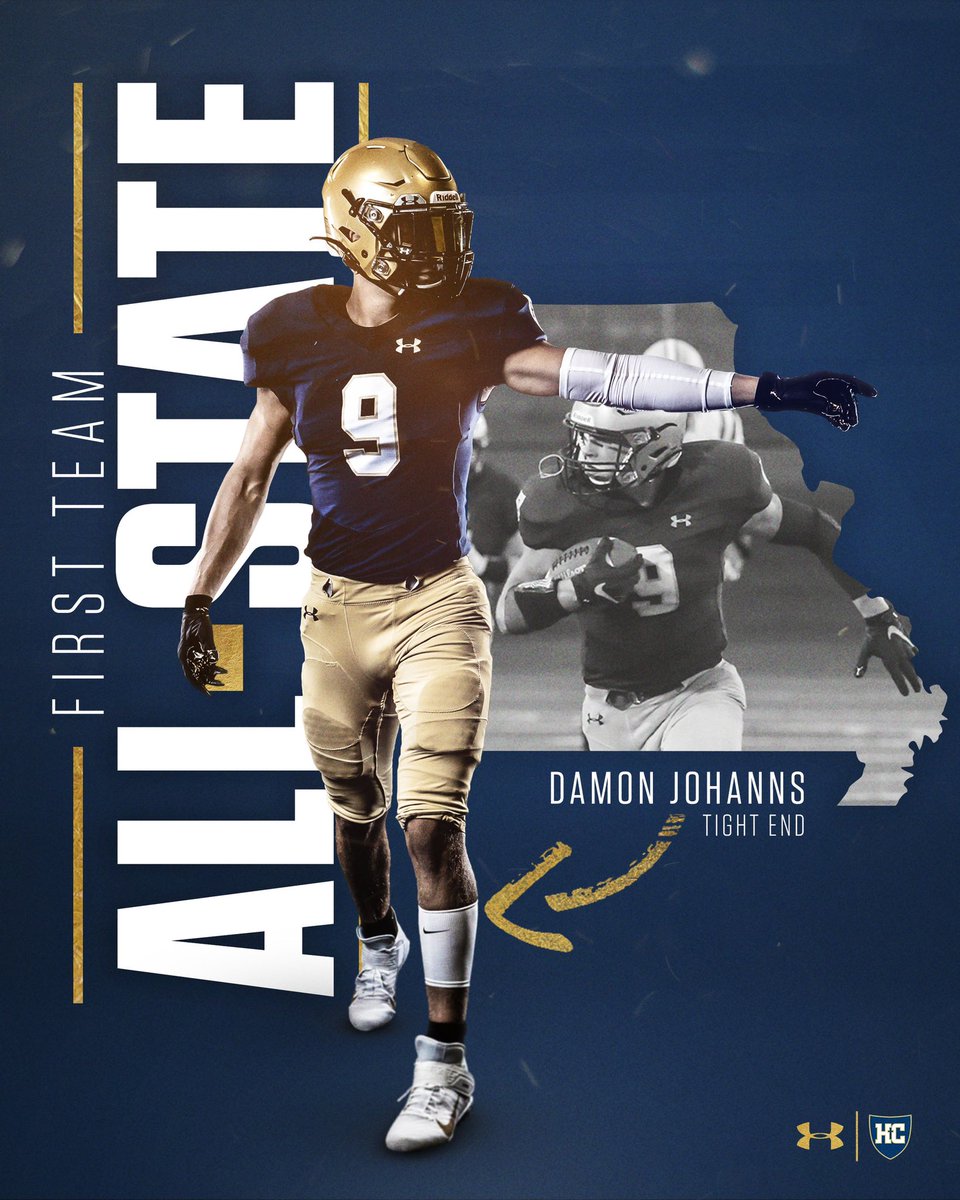 Congratulations to Damon Johanns on being name First Team All-State Tight End!