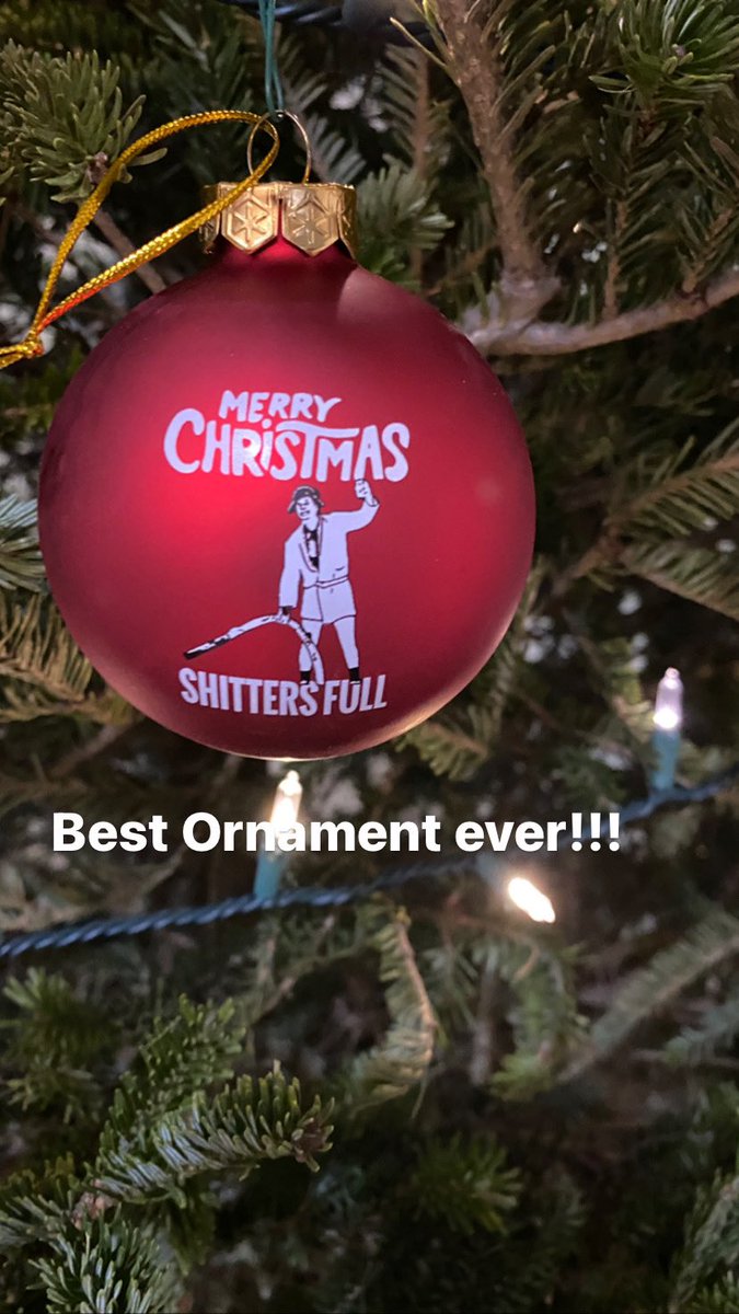 Can’t have a tree with out this ornament!!! #shittersfull