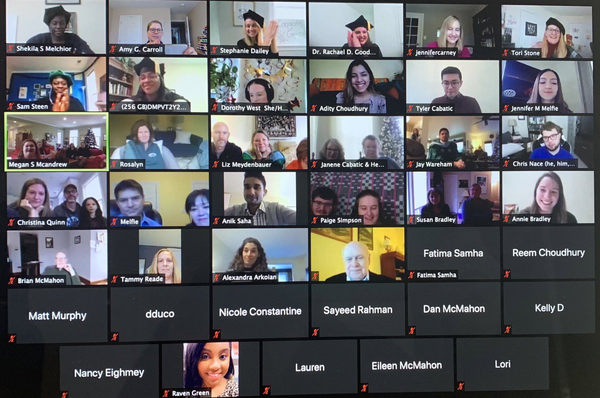 Congratulations to the GMU December 2020 Counseling Graduates! So proud of you!