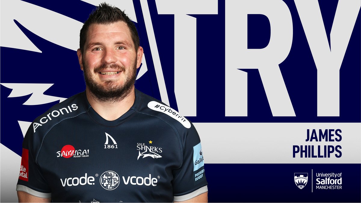 SaleSharksRugby's tweet photo. 70' | 🟥⬛️26-14🦈

The Big Dog James Phillips crashes over to score under the posts after a full length break from Sale.

MacGinty converts again.

#RCTvSAL https://t.co/rHk3x9B8bs