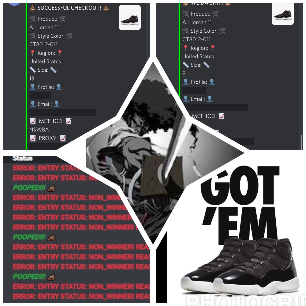 @The_Shit_Bot 3 poops easily @CookieProxies <a href="/OculusProxies/">S</a> barely ran accounts today👊👀🤙 ty caught my personal and then some <a href="/DawnedGG/">Dawn</a> the fam all day everyday 🥺🤲another one in the <a href="/ChamberSuccess/">The Chamber</a> LFG🔥🔥🔥