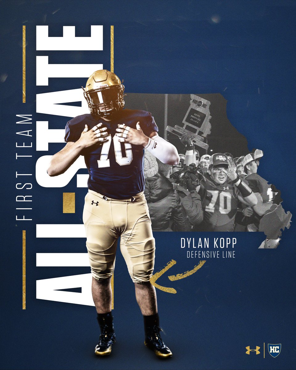 Congratulations to Dylan Kopp on being name First Team All-State Defensive Line!