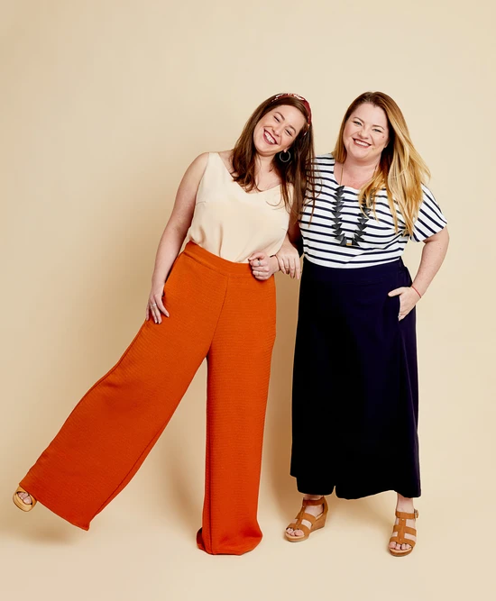 Cashmerette Patterns - designed by and for plus size women! All patterns are available in size 12-28, and they're working on adding up to size 32 for all patterns, with options for C/D, E/F, or G/H cup busts.