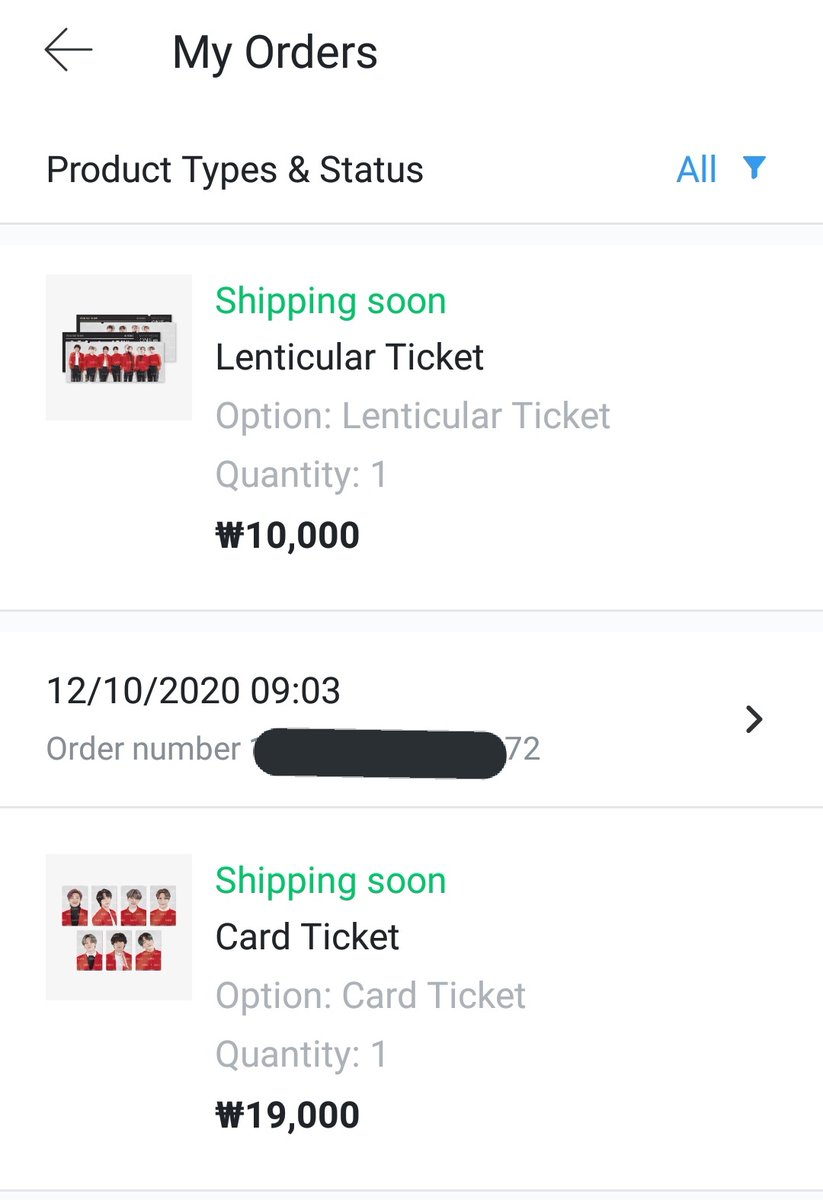 IMPW_9395's tweet photo. #IMPWupdate บัตรแข็งและเลนติคอน ON:E ขึ้น Shipping Soon แล้วนะคะ ขอแคปมาแค่ชุดเดียวน้า อัพเดทเหมือนกันทั้ง 5 ชุดค่ะ ถ้าจัดส่งบ้านเกาเรียบร้อยเราจะมาแจ้งอีกครั้งน้าา https://t.co/bKcKkYToXd