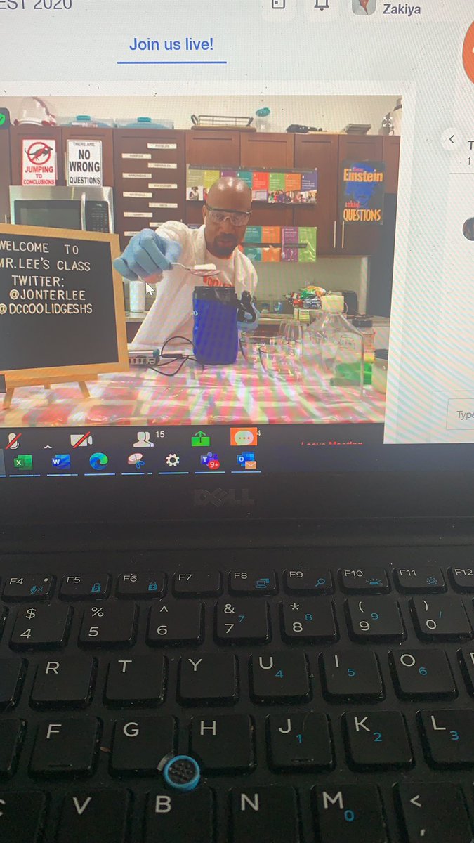 CoolidgeMedia's tweet photo. Happening NOW!!!! Join our LIVE STEM LESSON! @dccoolidgeshs @dcpublicschools @DCPSDrBey @CoolidgeAOHS @CoolidgeECA #EdFEST20 @DCPSChancellor https://t.co/k5YoWROlmp