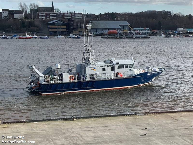 NE Guardian III North East IFCA https://www.marinetraffic.com/en/ais/details/ships/shipid:192744/mmsi:235059422/imo:0/vessel:N_E_GUARDIAN_III