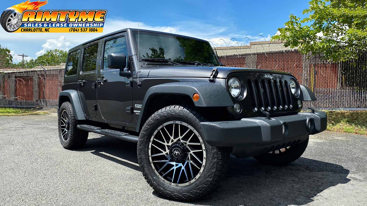 Want to go #OffRoad? This guy does! Check out this #JeepWrangler on #20inchOffRoad #MotivLuxury #424Mutant #MachinedBlack #OffRoadWheels at #RimTyme in #CharlotteNC

5633 N. Sharon Amity Rd.
(704) 537-1004
customwheelsnc.com/locations/char…

#JeepWheels
#WheelUpgrade
#StockIsBoring