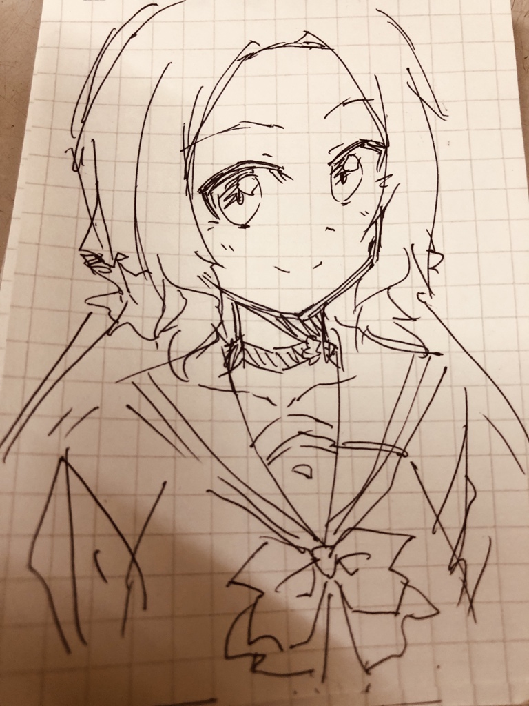 風先輩落書き 