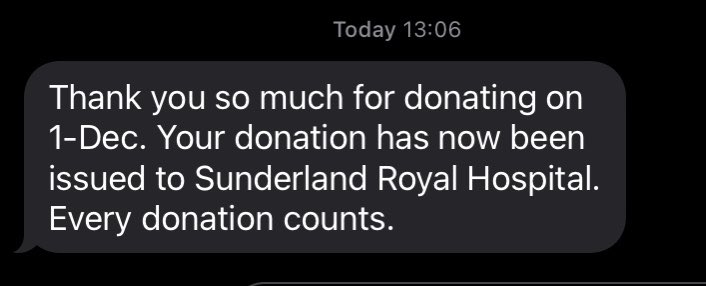 NurseDomSimpson's tweet photo. Can’t beat the warm fuzzy feeling when you get a text from @NHSBT, hope whoever needed my blood in @STSFTrust has a speedy recovery. @GiveBloodNHS #GiveBlood #GiftBlood #KeepDonating https://t.co/chyL34yhKA