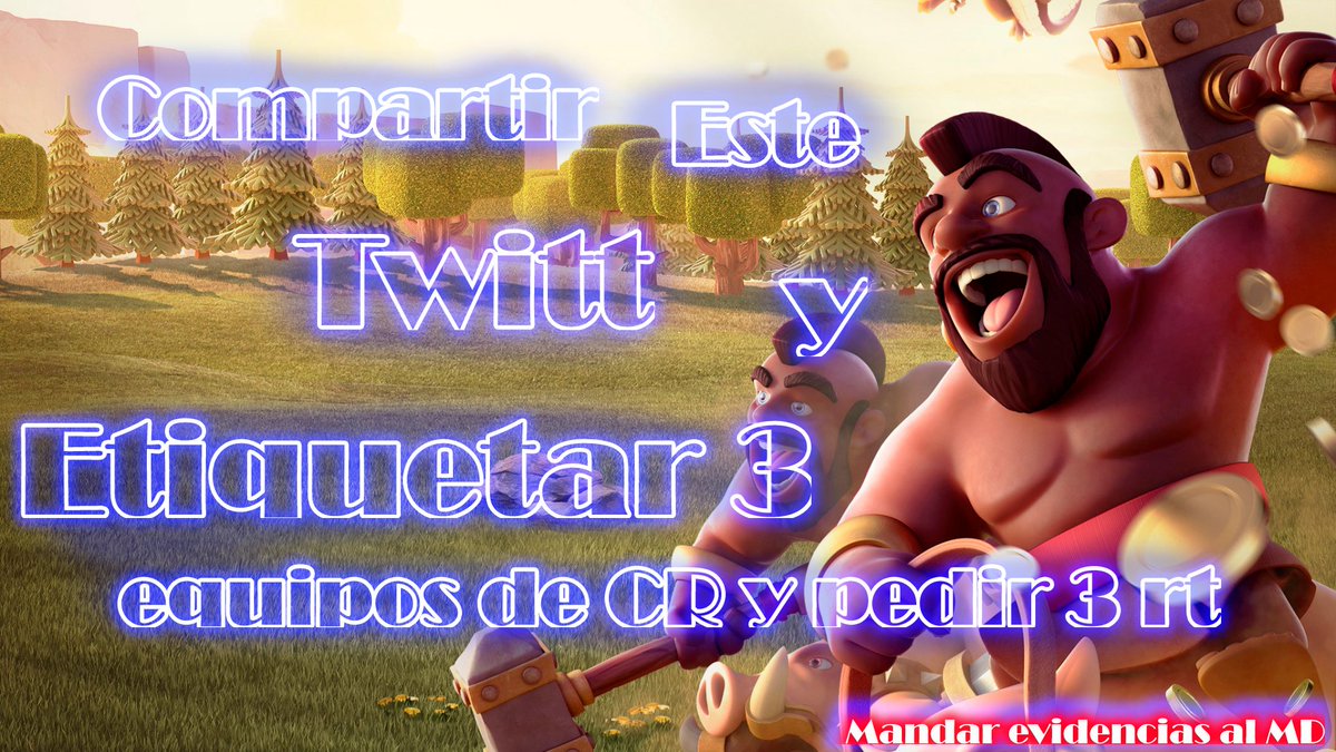 #CR | INSCRIPCIONES ABIERTAS 1ra Edición (sin premio) #ClashRoyale

Requisitos :
Dar RT etiquetando 3 equipos y pidiendo 3 RT
Seguir a
<a href="/SilverLeague_GX/">Silver League GX</a>
<a href="/MrJose_GX/">MrJosé GX</a>
@MexicanKillerCR 
Subscribirse al canal de YT: MrJosé GX y ver el video: youtu.be/QfNsmtWfL_A
Mandar pruebas al MD