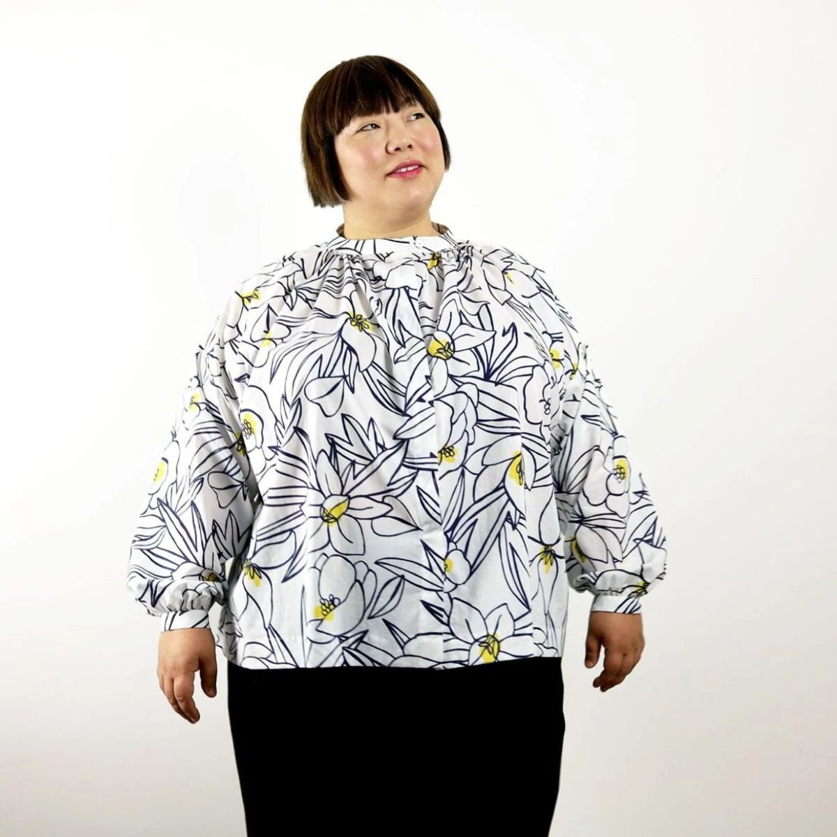 Muna and Broad - another plus size focused company! All patterns are available in 44-64" bust sizes, and they're working on adding some smaller sizes, down to a 40" bust.  https://www.munaandbroad.com/&nbsp;