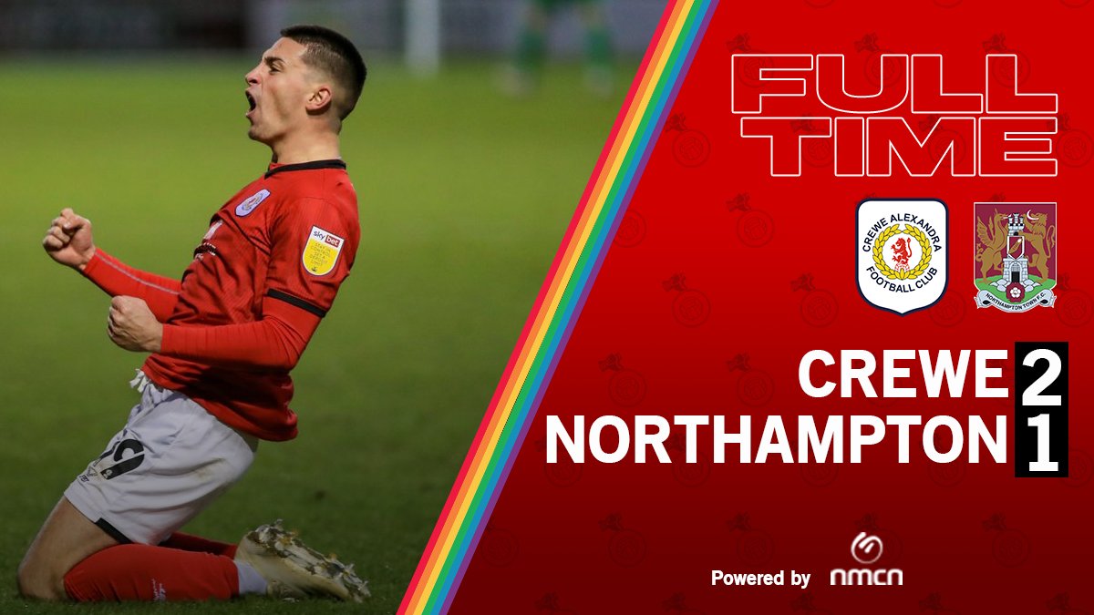crewealexfc's tweet photo. FT | #CreweAlex 2-1 @ntfc 

That's what you get for time wasting. https://t.co/NRZSpZ5JlW