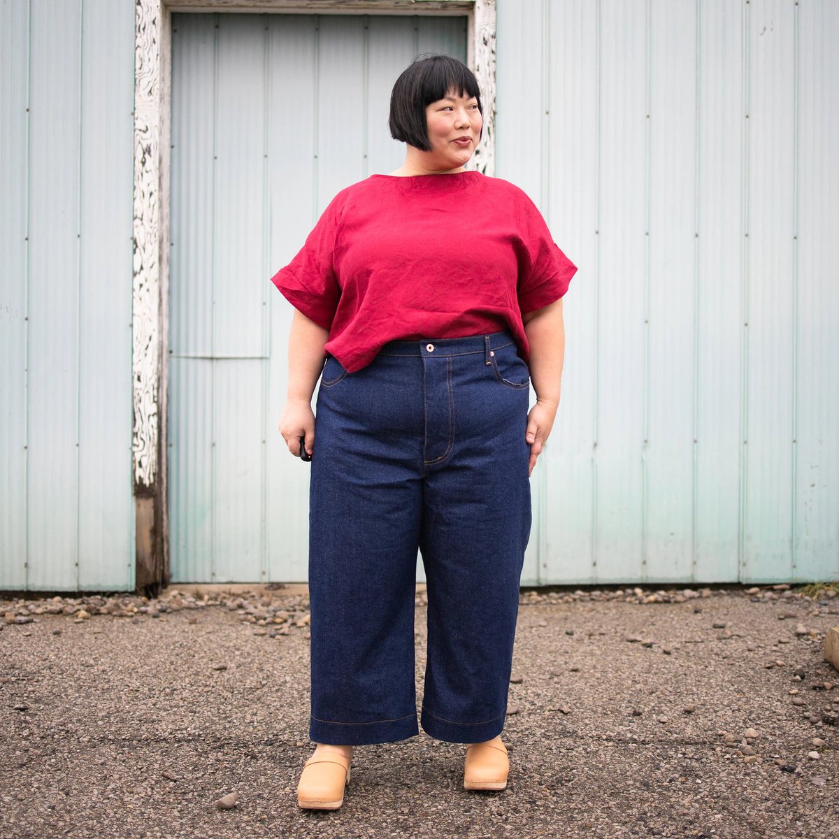 Muna and Broad - another plus size focused company! All patterns are available in 44-64" bust sizes, and they're working on adding some smaller sizes, down to a 40" bust.  https://www.munaandbroad.com/&nbsp;