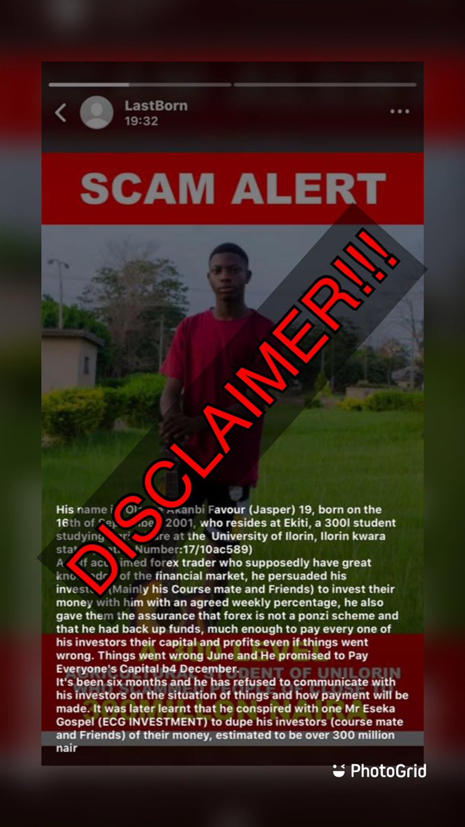 JasperNsg's tweet photo. I will advise those trending this they should please stop @Call_me__Rey @Lastbor31536916 @ajayi_ea20 @paulobhai_ @Femzsbaba @ayomibamigbola @Gokex3 https://t.co/zqGnaFzQH4