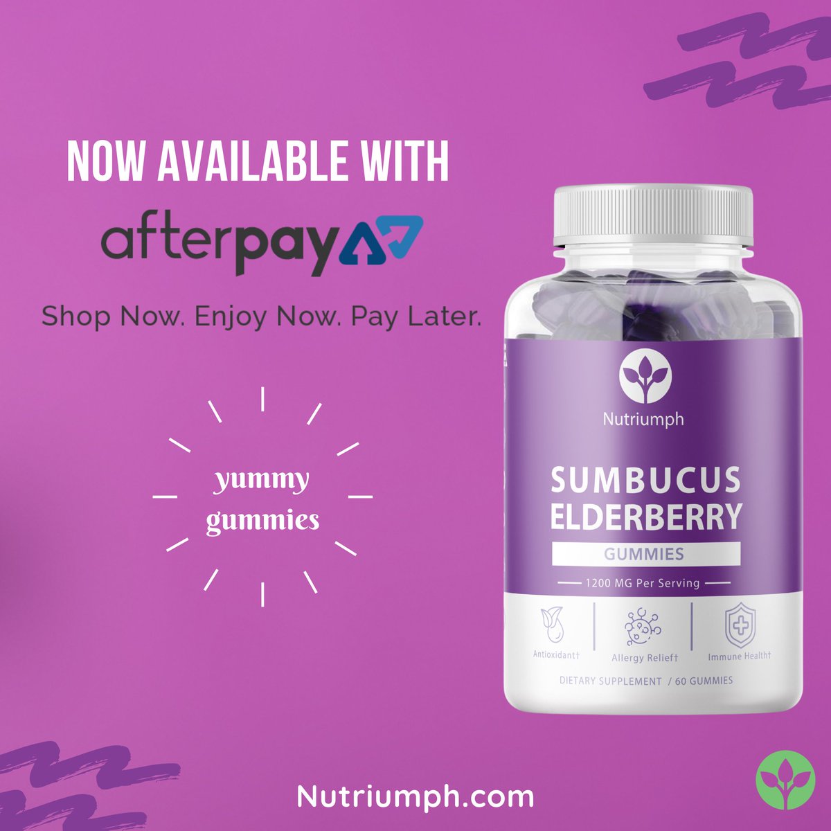 NUTRIUMPH's tweet photo. 💜 The perfect Immune Cocktail inside Delicious Gummies now available with Afterpay

https://t.co/UpsMqjiMIs https://t.co/sCJc0ySyzK