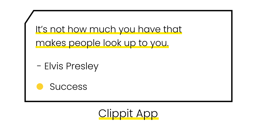ClippitApp's tweet photo. “It’s not how much you have that makes people look up to you.” -Elvis Presley
.
.
#fridaythoughts https://t.co/5S2Ixonp9k