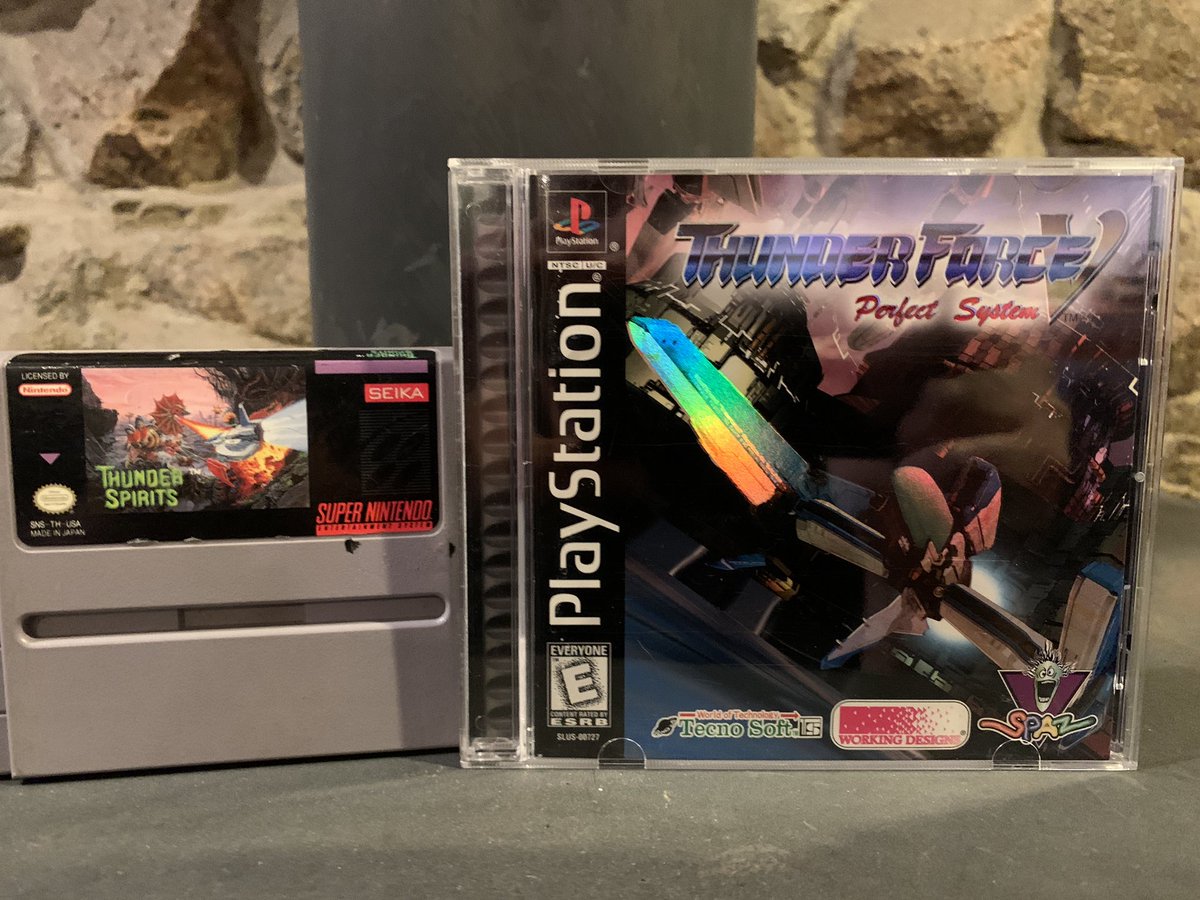 shitpostmcfranc's tweet photo. What is the greatest #shmup series ever, and why is it Thunder Force? 
#sega #nintendo #playstation #snes #genesis #megadrive #thunderforce #retrogaming #retrogames #retrogamer #retrocollector #gamecollecting #gamecollection #gaming #gamer #gamers #oldschoolgaming #videogames https://t.co/uPHBlNSx3Z