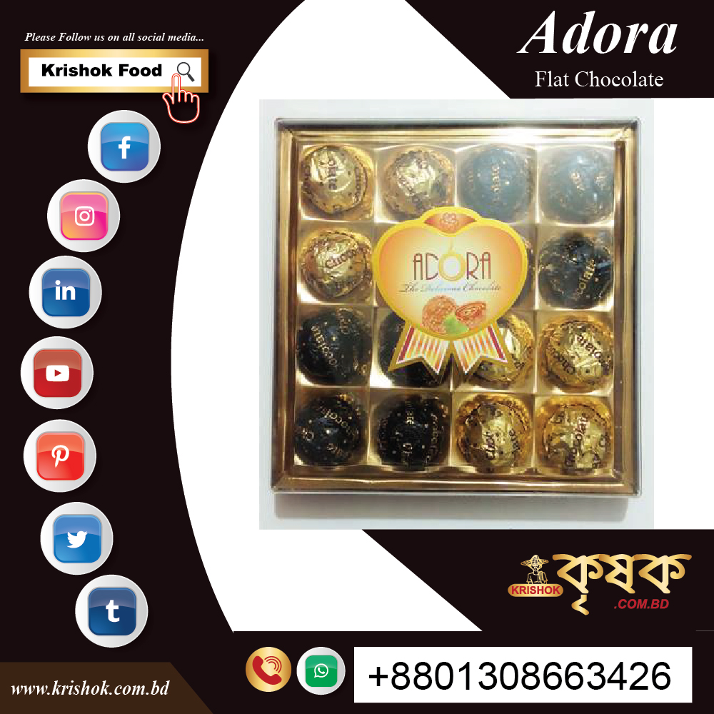 KrishokFood's tweet image. Adora Flat 200g
Price: 320 Taka
please call or send SMS to 01308663426 or inbox to put your order
#chocolate #boxes #festival #krishok #krishokfood #purefoods #dailygoods #cake #foodie #party #coffee #food #foodies #vegan #fashion