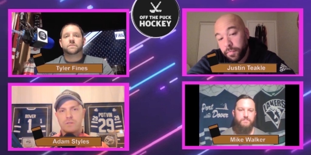 Rogerstv20's tweet photo. Today on Off The Puck Hockey, the guys talk with @justin_teakle about being a coach in times like these! 

@offthepuckHKY 
@ATStyles22 
@otp_matt 

Watch the new episode at 9 pm on #Rogerstv, or online at https://t.co/hjJrFvpnD2 https://t.co/A5HKTp5H7g
