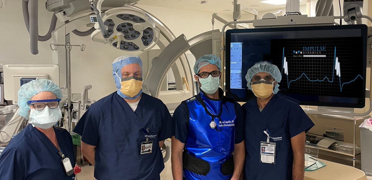 ModulateHF's tweet photo. Hats off to the team at UT Southwestern Medical Center for bringing #HopeforHF to patients in Dallas, TX. Dr. James Daniels and his fellow Dr. Michael Loguidice completed their 1st Optimizer® CCM® implant this week & have plans for more. On behalf of all HF patients, Thank you! https://t.co/VquT9t4y61