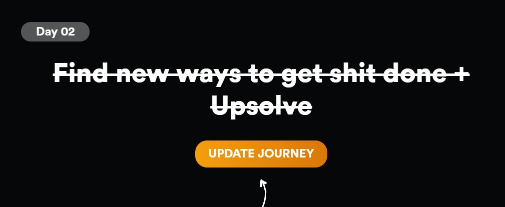 kitarp29's tweet image. Day2 
found a way, but doesn&apos;t wanna go with it.
Upsolved contest
#14daysbreakloop