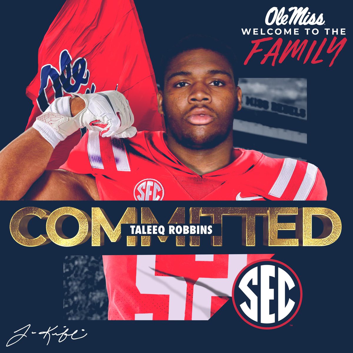 LeeqRobbins11's tweet image. 1000% Committed!!!!! Hotty Toddy🐬🔴🔵