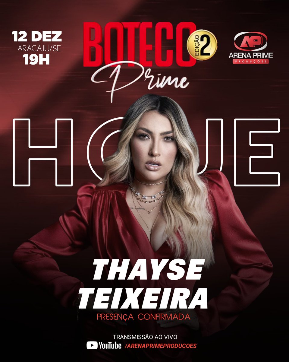 QGThayse's tweet photo. É BABADO!!! @donadocariri vai marca presença na 2° Edição do #BotecoPrime do @lucasgreal a partir das 19H no YouTube canal do @Carlinhosmaiaof. Não percam!!!
#adona #thayseteixeira #botecoprime #aracaju #NinguemVaiEntenderNada #ébabado https://t.co/XeJG1zCwIO