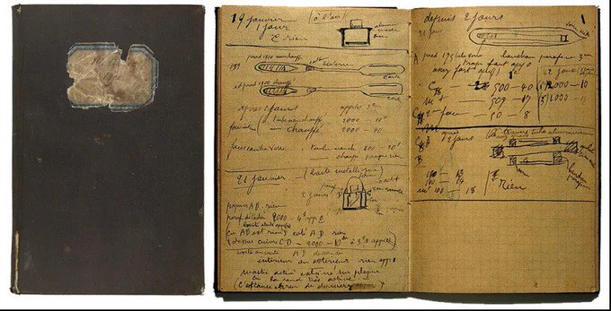 Rainmaker1973's tweet photo. What most people probably don't know, is that even today, Marie Curie's papers (even her cookbook) are kept in lead-lined boxes due to their high radiation levels [read more: https://t.co/JCg1hDbug7] https://t.co/5VsKpvQjmG