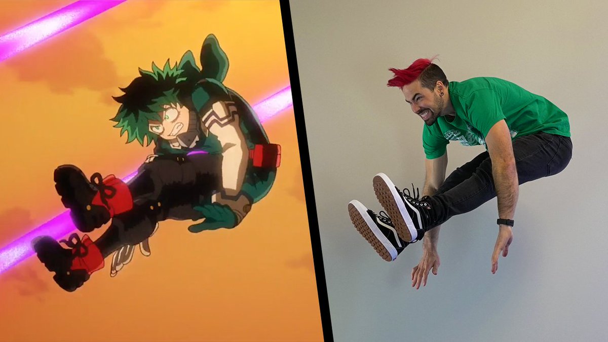 GO BEYOND!! PLUS ULTRA!! with Nick Pro 💥  Watch him do stunts from My Hero Academia in real life here: bit.ly/3gEYQH8