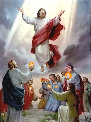 LuteyTS's tweet image. Ten years ago Satoshi Ascended into heaven Leaving with us the #HolyCode
#AscensionOfSatoshi
@MartyBent @Excellion @bitstein @maxkeiser @pierre_rochard @RD_btc