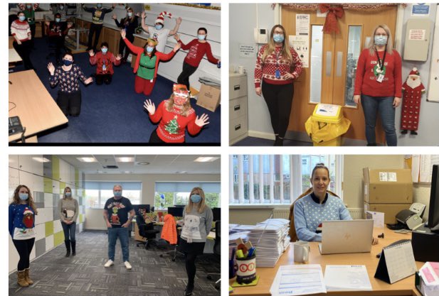 SarahLDaviess's tweet photo. Welll done to #JSIU supporting #SaveTheChildren Christmas jumper day yesterday. Lots of contributions raising money for this charity @swpolice @gwentpolice https://t.co/sPKzwaXyXc